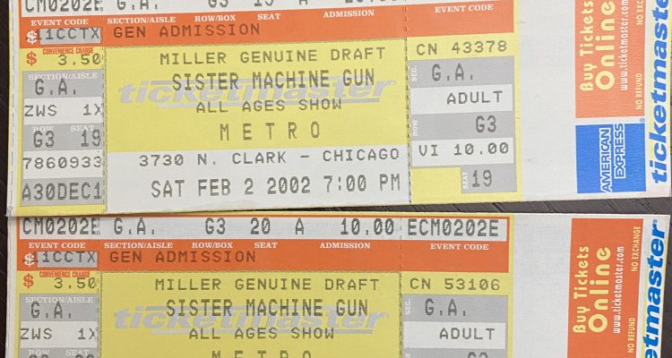 To HELL With You, You Don't Control Me |2021 1 Sister Machine Gun - Metro - Feb 2 2002